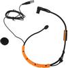 Generic Microfono Ad Archetto, Cuffia Fitness con Microfono Trasparente con Blocco del Rumore con Struttura Idrofobica Antivento per PGA31 SM31 (YELLOW)