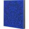 IG Acoustics - Schiuma Edition - Fondotinta - Pannello in schiuma acustica - Assorbitore e diffusore (blu, 50 x 50 x 6 cm)