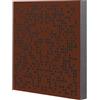 IG Acoustics - Schiuma Edition - Fondotinta - Pannello in schiuma acustica - Assorbitore e diffusore (marrone, 50 x 50 x 6 cm)