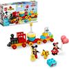 LEGO Bonbell Lego Duplo Disney Mickey & Minnie Birthday Train 10941 Kids' Birthday Number Train; Learning And Building Playset, New 2021 (22 Pieces)
