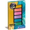 Clementoni - Set Trucchi Bambina Crazy Chic Teen - Eyeshadow: Tropical Vibe, Trousse Ombretti Sicuri e Anallergici, Bambine 9 Anni, Facilmente Lavabile con Acqua, 18794