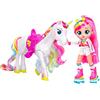 Cry Babies BFF BY CRY BABIES Dreamy & Rym - Pack Deluxe Include la bambola fashion esclusiva ed articolata Dreamy e il suo Unicorno Rym-Giocattolo Ottimo per Bambini +5 Anni