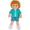 Bigjigs Toys, Jacob Doll - Small Ragdoll Cuddly Toy