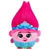 Mattel DreamWorks Trolls Band Together Hairmony Mixers Queen Poppy Peluche con suono, bambola morbida ispirata al film, armonizzazione interattiva