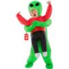 Morph Costume Alieno Gonfiabile Bambino, Costume Halloween Bambino | Tuta ad Aria con Ventola, Effetto Rapimento Alieno, Si Gonfia in Secondi, Perfetto per Halloween, Sempre un Successo