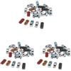 Paowsietiviity 3 set 20x dipinto modello auto kit sabbia tavolo accessori parcheggio paesaggio strada, 1:100