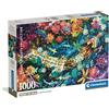 Clementoni - Puzzle 1000 Pezzi per Adulti e Ragazzi, Collection, Tema Castello di Fiume con Pesci Koi, Poster Incluso, Compact Box, Idea Regalo Made in Italy, 70x50 cm, 39939