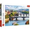 Trefl, Puzzle, Praga, Repubblica Ceca, 500 Elementi, Qualità Premium, per Adulti e Bambini da 10 anni