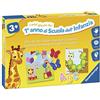 Ravensburger 24075 I Miei Giochi del Primo Anno di Scuola dell'Infanzia, Gioco Educativo, 20 attività Educative per Bambini, età Consigliata 3+