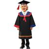 Generico Set Toga E Tocco Per Bambini Abito Da Laureato Set Per Bambini 2026 4-10 Anni Costume Da Laureato Con Stola Cappello E Nappina 2026 Abito Diploma Asilo Scuola Materna Primaria Kit Completo
