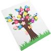 HEMOTON Lavagna in Feltro per Bambini Fiori e Albero, Kit DIY Educativo per attività da Parete in Asilo, Decorazione Cameretta Farfalle e Foglie