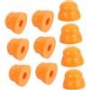 iplusmile Tappi per Bulloni Parco Giochi 10 Pezzi Plastico Arancia | Copridadi per Hardware, Protezioni per Viti su Slide e Aree Esterne, Uso