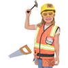 Zestivra Set Da Vestire In Costume Per Giochi Di Ruolo Da Operaio Ingegnere Da 5 Pezzi - Completo Per Ragazzi Da Costruzione, Kit Uniforme Cosplay, Abbigliamento Per La Carriera Da Costruttore, Strumenti Per C