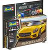 Revell 67028 Modellino Auto 1:24 - Mercedes-Benz AMG GT in Scala 1:24, Livello 3, Riproduzione Fedele con Molti Dettagli, Set Modello con Accessori di Base, 67028