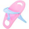 LALADEFIEE Seggiolone per Bambole Gioco di Ruolo Seggiolino Piccolo per Design Adorabile e Robusto Facile da Montare e Trasportare Accessorio Sicuro per Bambolotti e Giochi di Casa