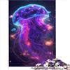 AITEXI Puzzle Neon Meduse Puzzle da 1000 pezzi Giochi educativi per adulti e bambini dai 14 anni in su Puzzle rompicapo 1000 pezzi （26x38 cm）