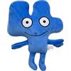 Albuz Peluche a Forma di Numero, Bambole di Peluche Periferiche della Battle-for-Dream-Island dello Spettacolo di Cartoni Animati - Numeri Arabi Quattordici, Dieci e Quattro - Peluche Anime Paffuti
