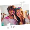 Puzzletee Puzzle Personalizzato con Foto e Testo 360 Pezzi - Colori vivaci, Stampa di Qualità - Include Scatola Protettiva e Immagine Guida per Assemblaggio - Idea Regalo per Coppie e Famiglie (360 pz)