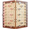 SDFSDE Scacchi cinesi Xiangqi, pezzi magnetici da gioco, set da gioco da viaggio con scacchiera pieghevole, giochi di strategia educativi tradizionali(9.4 x 9.4in)