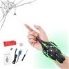 VNVFJKLO Lanciatore ragno, Spider String Shooter for Bambini, Lanciacorda di Ricarica USB con Magnete e Ventosa, Accessori for Bracciali Lanciarazzi Cosplay Supereroi(Black)