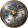 Funidelia | Scudo vikingo di 61 cm per Donna e Uomo Nordico, Valchiria, Barbarian, Vikings - Multicolore, Accessorio per Costume
