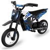 RCB TECH R9X Motocicletta elettrica per bambini, Motore potente, 3 modalità di velocità, Max 25 km/h, 5,2Ah Batteria, Portata massima 17 km, Pneumatici da 12 pollici, Moto da cross per Bambini