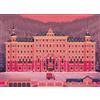 YU GONG FANG Puzzle 1000 pezzi Il puzzle per interni del Grand Budapest Hotel