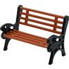 Whnbuij Panchina da parcheggio, piccola panca | 1:75 Park Street Bench Chair, piccola decorazione da giardino, modello di layout per parco, accessorio per la decorazione del giardino delle fate