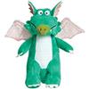 AURORA License, 61354, Zog Green Dragon, 6In, Soft Toy