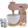 Mainely Personalizzabile Robot da cucina giocattolo in legno Rosa - favorisce la creatività - per bambini dai 3 anni - personalizzato con il nome - Label Label