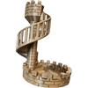 Baoblaze Torre dei Dadi Torre dei Dadi Che, Ornamenti per Giochi da Tavolo Regali Facili da rotolare, Giochi da Tavolo Gioco di Ruolo per, Marrone