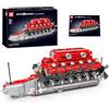 Mould King 10169 Tecnica V12 motore blocchi di costruzione giocattolo, 3472 pezzi APP motore elettrico motore blocchi di pinza Kit regalo giocattolo per adulti e ragazzi 8+