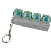 Generico Tastiera Fidget Con Luce Led, Portachiavi Giocattolo Tastiera 4 Tasti, RGB Meccaniche Tastieras Luminosa Giocattolo Toys, Antistress Portachiavi Per Alleviare Lo Stress Viaggi