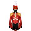CHICTRY Deluxe Ringmaster Costume da Presentatore del Circo Bambina Paillettes Leotards Body da Balletto Danza Classica Costume da Majorette per Carnevale