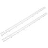 SZLIFE 2 Pezzi Modelli di Recinzione Ringhiera per Treni Modello Bianco Autoassemblaggio Barriera Mini Guardrail Decorazione paesaggistica per allestimenti, Scala 1:35