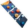 iplusmile Puzzle Pianeti Legno Solare per Bambini, Educativo in Legno Colore Assortito, Sviluppa Immaginazione e Capacità di Pensiero Logico, per Apprendimento Montessori