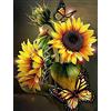 LIthyc Girasoli e Farfalle - Puzzle in Legno da 1500 Pezzi - Giocattoli Educativi Antistress Classici Creativi per Adulti