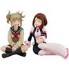 Xinchangda MHA Midoriya Izuku Figures Toga Himiko/Uraraka Ochako/Tamaki Amajiki Anime Figure Statue PVC Anime Action Figurine