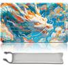 MilkPlaymat MTG Tappetino da gioco Premium XXL (60 x 35 cm), design fantasy ad alta risoluzione, tappetino in gomma antiscivolo per TCG/CCG/MTG (con zona, mtg50-1)