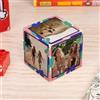 Wanapix | Cubo di Velocità 3x3 Personalizzato | Gioco di Logica Rotante con le 6 Foto che Vuoi | Stampa Diretta su ogni Lato | 3x3 Speed Cube | Cornice Rosa