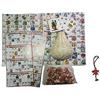 BLUSUPERSHOP Tombola Tradizionale Napoletana CARTELLONE + 48 Cartelle + Paniere 90 Numeri Legno Gioco Natale E OMAGGI IN FOTO
