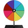Generico Wheel Spinner - Ruota Dei Premi In Acrilico, Tabellone Da Gioco Cancellabile In Piedi, Ruote Portafortuna Colorate | Gioco Della Per Mostre, Carnevali, Festival, Riunioni Annuali, Feste, Radun
