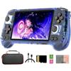 JOYARCH Console di gioco portatile retro RG556 128GB con 4000 giochi, Android 13 Unisoc T820 schermo AMOLED 5,4 pollici, supporto WiFi (4+128GB) - con custodia