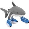 Générique Tungs Sahur Peluche Squalo Tralala Tralala Peluche Personaggi AI Peluche Giocattolo per fan (Tralalelo Tralala Shark)