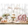 Unknow Palloncino FOIL MYLAR numero 60 ROSA GOLD 35 cm