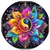 OJASDBDJE Mandala Flower 1000 Pezzi Jigsaw Forma Rotonda Puzzle Per Adulti O Bambini Giocattolo Antistress Arte Ecofriendly 1000pcs (67.5x67.5cm)