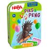 HABA Piks & Peng - Gioco di carte per tutta la famiglia - Emozionante competizione con semplici regole a partire dai 7 anni - Ideale per i viaggi - 2011102001