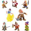 Bullyland Biancaneve e I Sette Nani, senza PVC, Gioco Immaginativo, Collezionabile, Multicolore, Dipinta a Mano, Walt Disney, Cake Design
