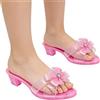 Genérico Tacchi per Bambini - PP, 7.48x2.36x1.57in Tacchi Antiscivolo per Bambini | Scarpe Da Dress Up con Decorazione, Sandali Da Gioco per Feste, Natale, Costumi, Giochi