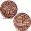 LParkin Just One More Coin Gamer Book Lovers Libro - Unique Moneta Gift for Women Readers (Un Altro Capitolo)